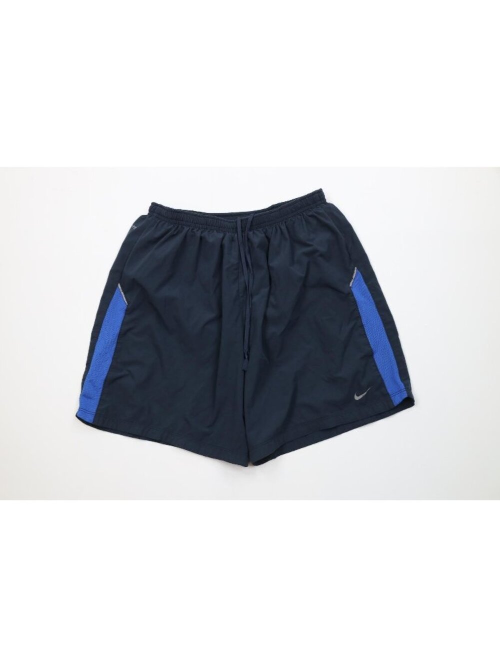 Vtg Y2K Nike Mens M Reflective Travis Scott Mini Swoosh Lined Running Shorts